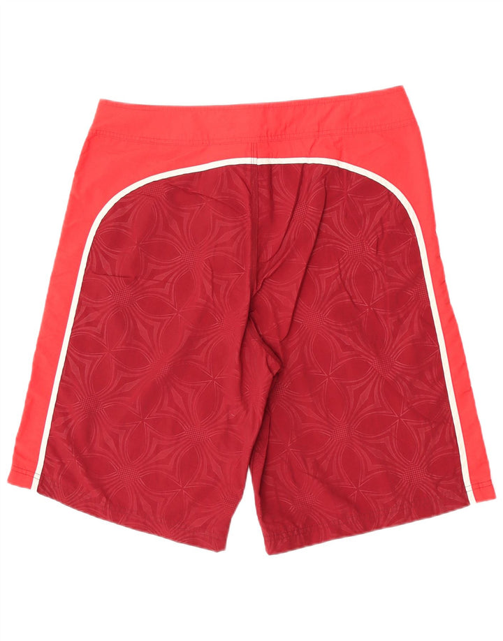 Nike Badeshorts til mænd Medium rød blomstret nylon