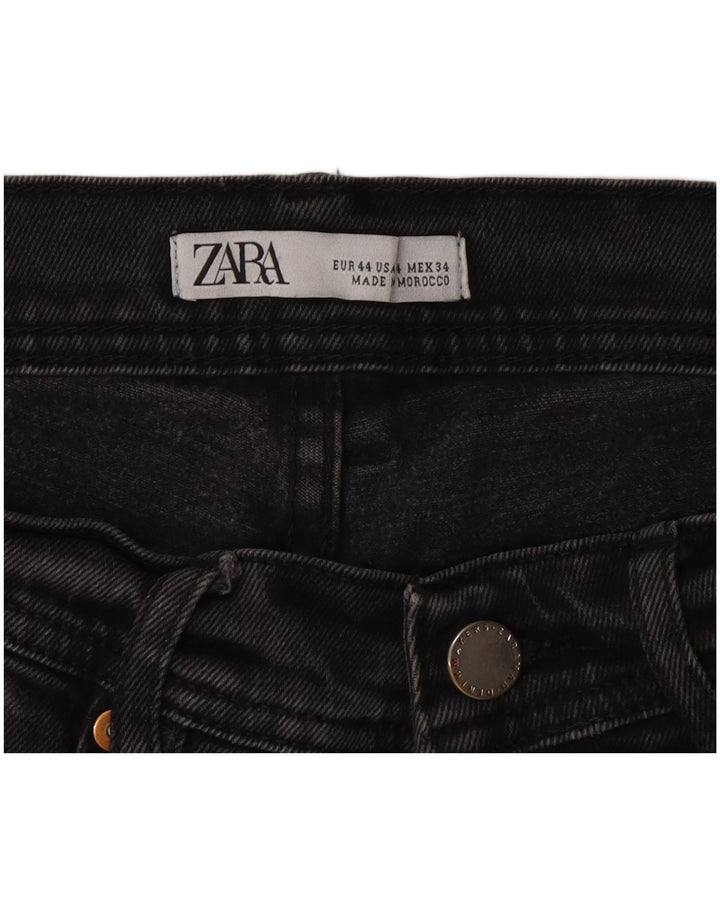 Zara Herre Slim Jeans EU 44 Large W34 L30 Grå Bomuld