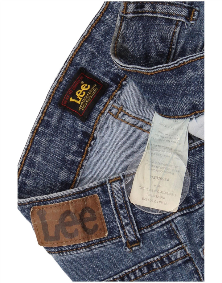 Lee Dame Capri Jeans US 18 2XL W36 L11 Blå Bomuld