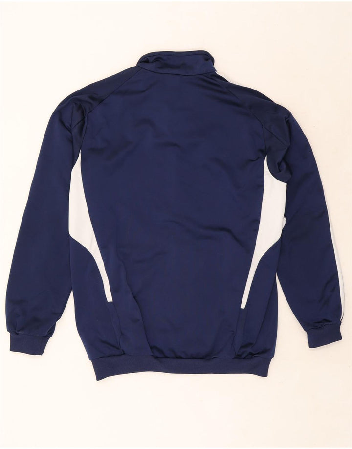 Adidas Træningsdragt til mænd Topjakke UK 38/40 Medium Navy Blue Polyester