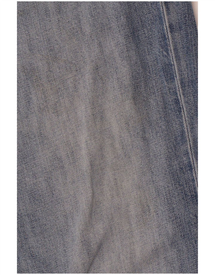 CREW TØJ Straight jeans til mænd W36 L31 Blå bomuld