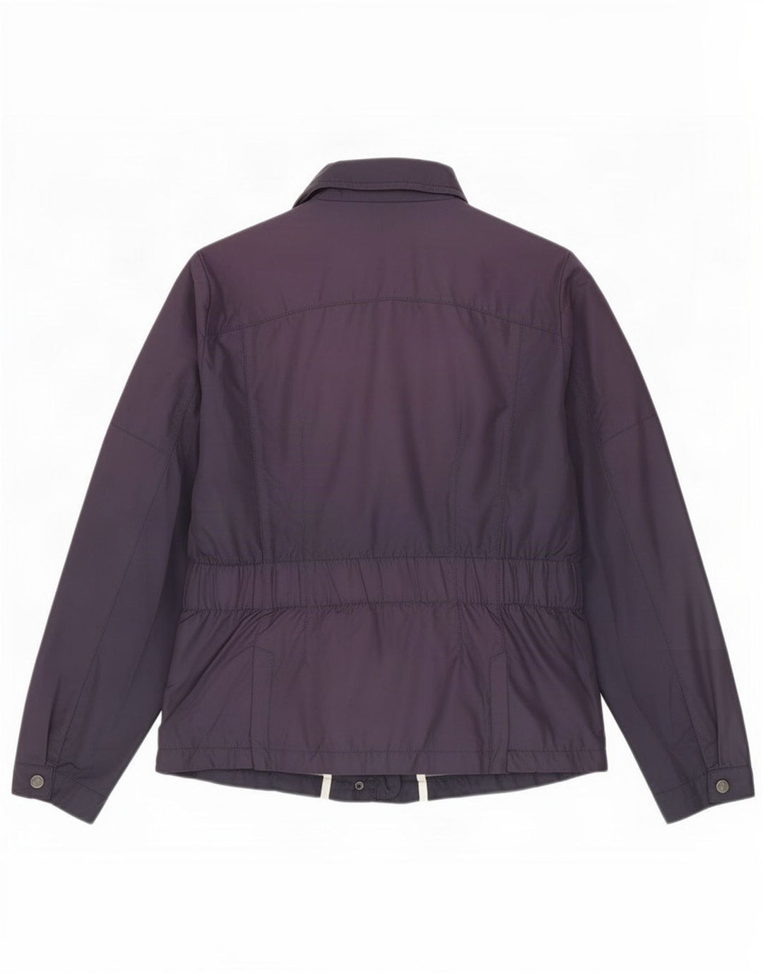 Zara Dame Hooded Utility Jacket UK 18 XL Navy Blue Polyester