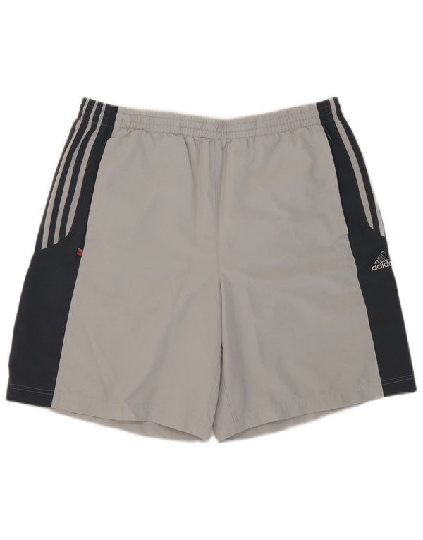 Adidas Sportsshorts til mænd Large Grå Colourblock Bomuld