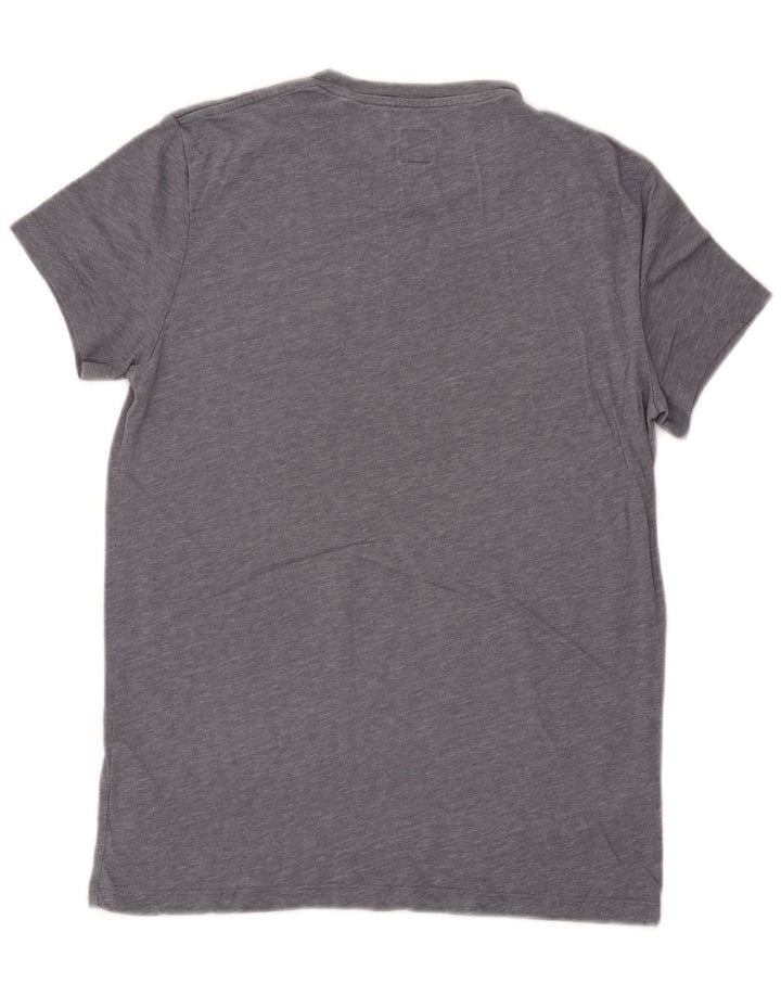 Jack Wills Herre T-shirt Top Lille grå Flecked Bomuld