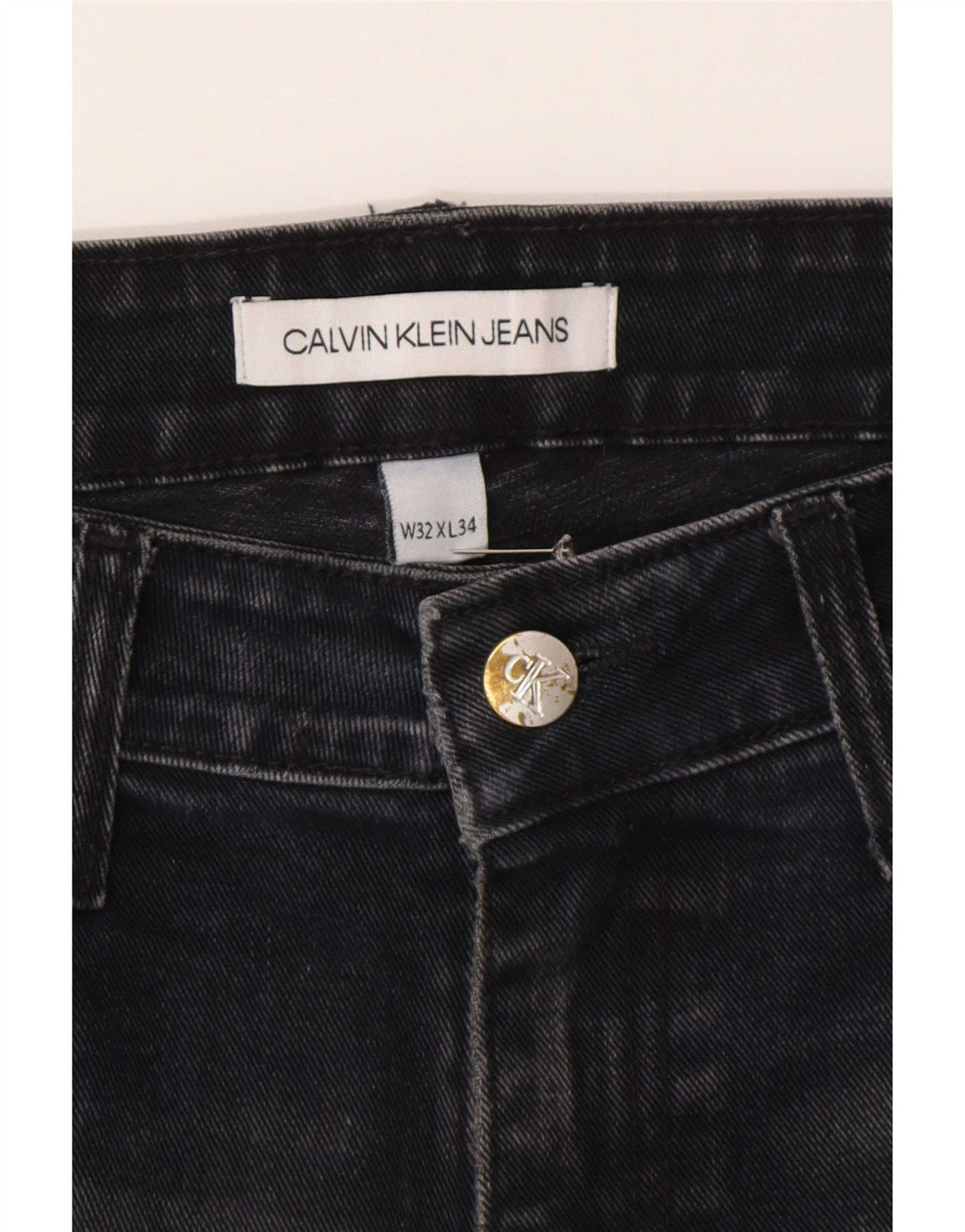 Calvin Klein Straight Jeans til mænd W32 L26 Marineblå