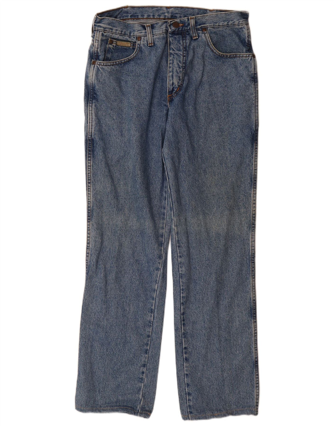 WRANGLER Herre Texas Straight Jeans W33 L30 Blå Bomuld