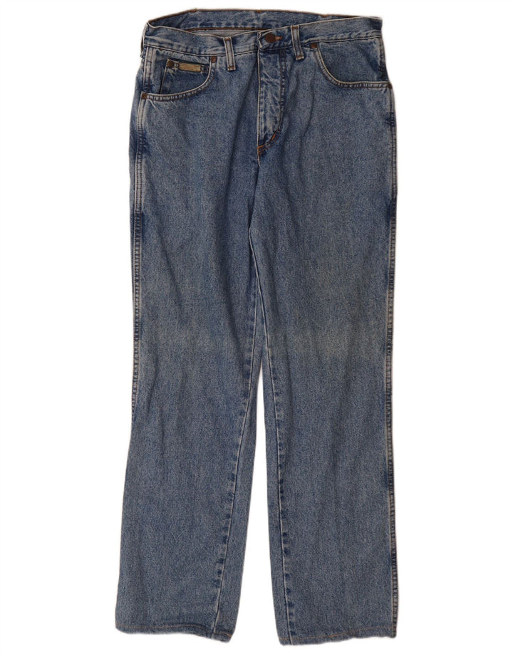 WRANGLER Herre Texas Straight Jeans W33 L30 Blå Bomuld