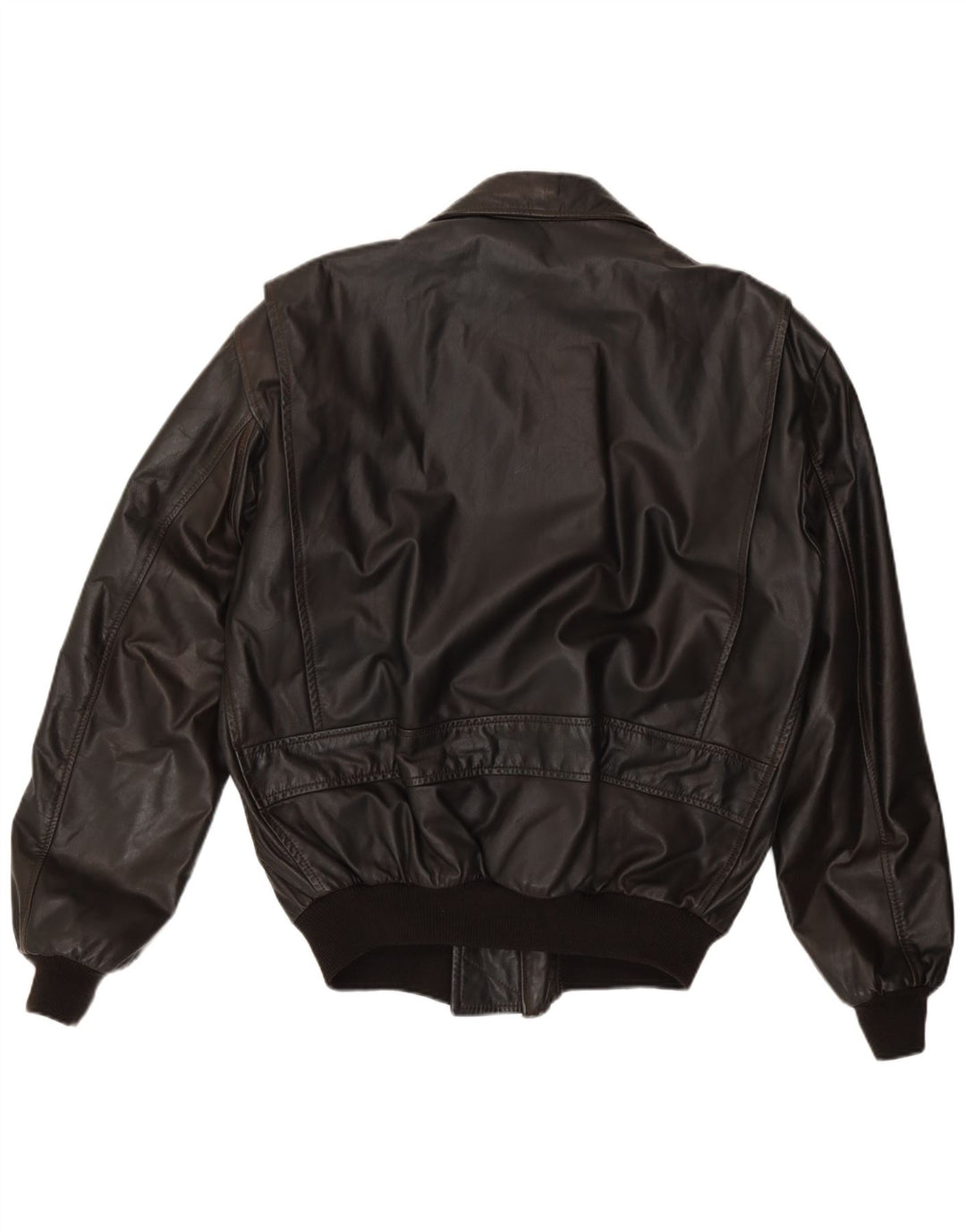 Vintage herre læderjakke IT 48 Medium Brun