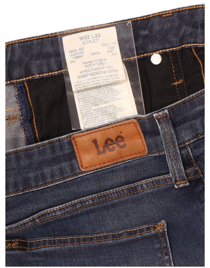 Lee Dame Scarlett Skinny Jeans W32 L33 Blå Bomuld