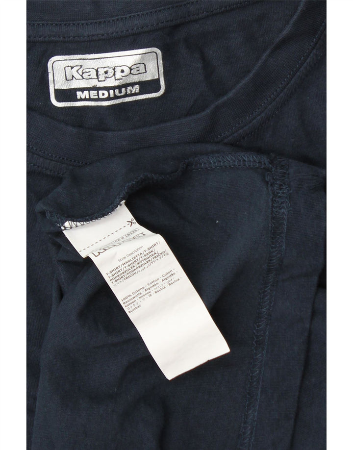 Kappa herre T-shirt top mellem marineblå bomuld
