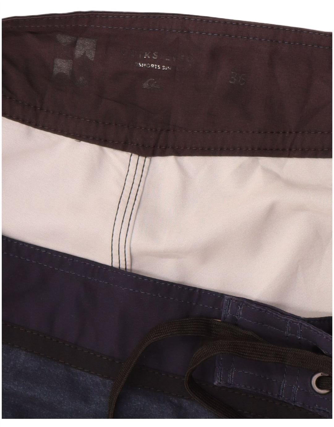 Quiksilver grafiske badeshorts til mænd Stor flerfarvet farveblok