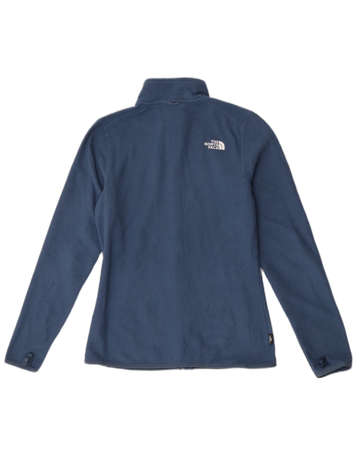 The North Face Dame Liner Fleece Jakke UK 14 Medium Blue Polyester