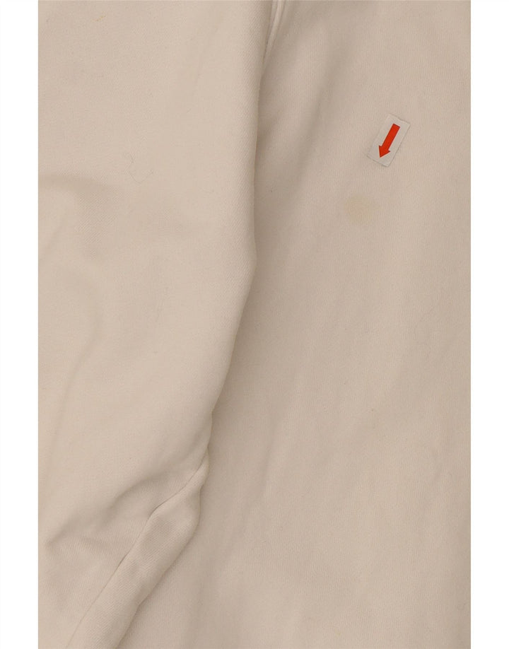 LACOSTE Sweatshirt-trøje til mænd størrelse 6 XL Hvid bomuld