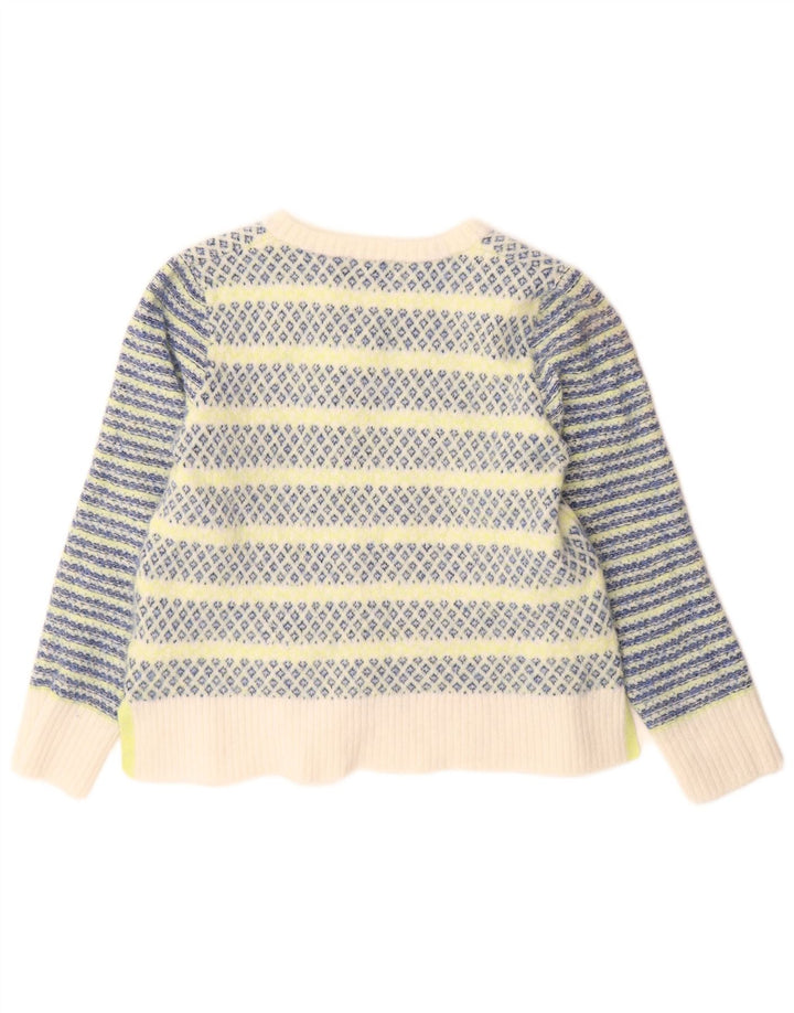 White Stuff Dame V-hals sweater UK 12 Medium Flerfarvet