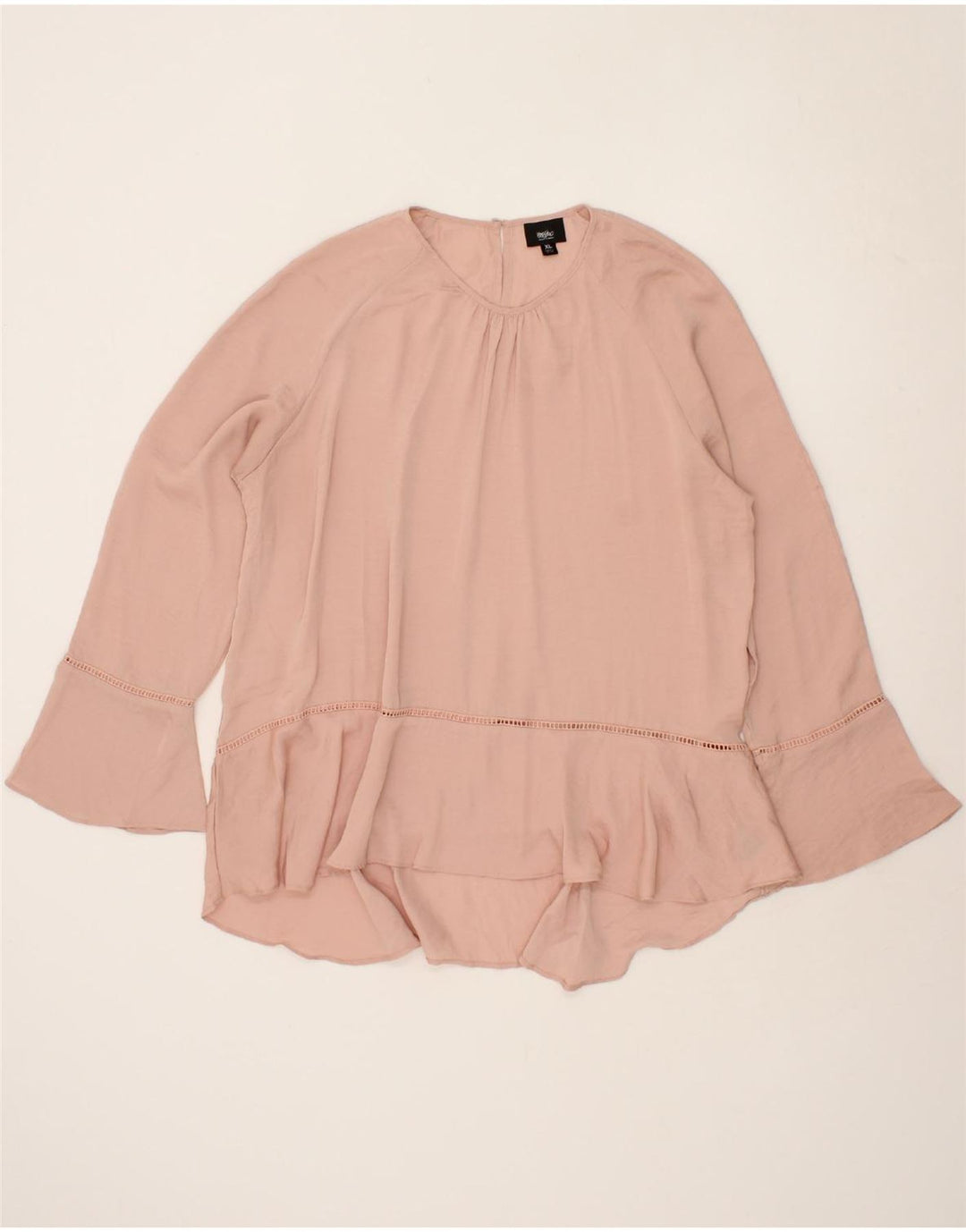 MOSSIMO Womens Long Sleeve Tunic Top UK 18 XL Pink Polyester Vintage Mossimo and Second-Hand Mossimo from Messina Hembry 