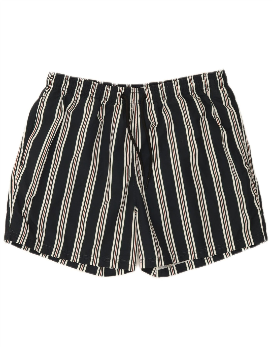 Reiss Badeshorts til mænd XL sortstribet polyester
