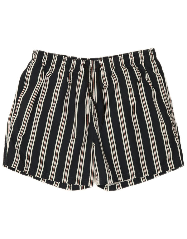 Reiss Badeshorts til mænd XL sortstribet polyester
