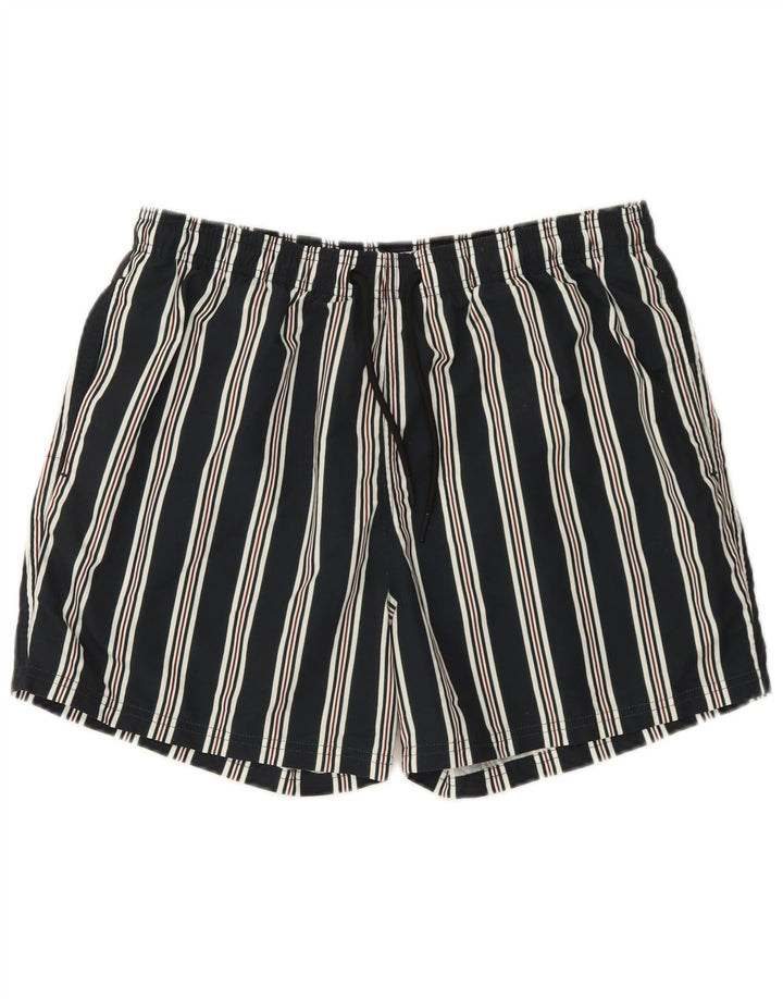 Reiss Badeshorts til mænd XL sortstribet polyester
