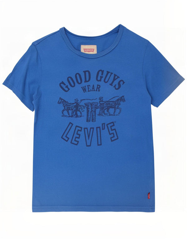 Levi's Boys Grafisk T-Shirt Top 9-10 År Blå