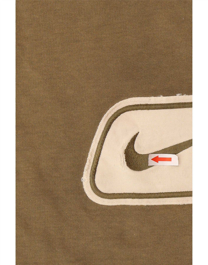 Nike Herre grafisk sweatshirt Jumper UK 42/44 Large Khaki