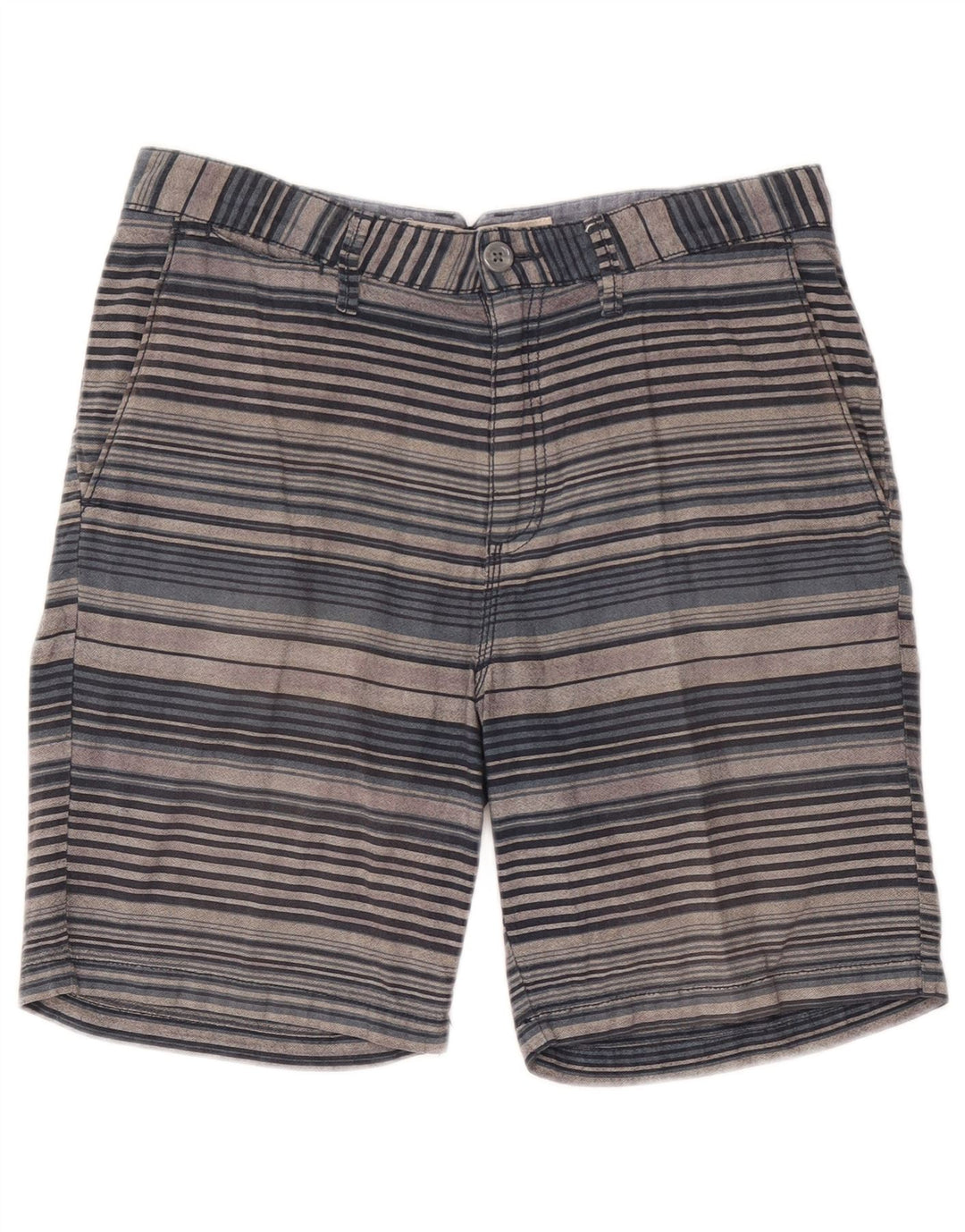 Vans Herre Chino Shorts W32 Mellem grå stribet bomuld