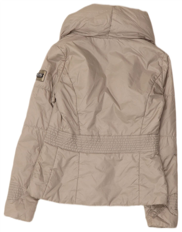 CESARE PACIOTTI 4US polstret jakke til kvinder IT 42 mellemgrå polyamid