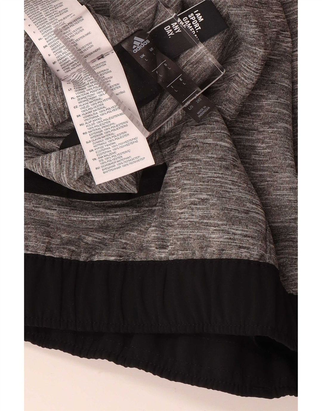 Adidas Vendbare sportsshorts til mænd Large Grå Colourblock Polyester