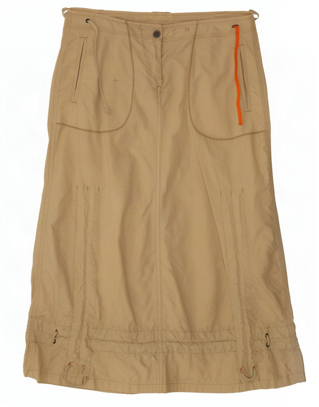Murphy & Nye A-Line nederdel til kvinder W30 Medium Beige Bomuld