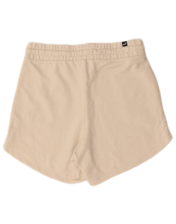 Puma Sportsshorts til kvinder UK 14 Medium Beige Bomuld