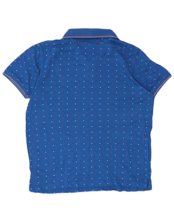 Harmont & Blaine Polo Shirt til mænd XL Blå Polka Dot Bomuld