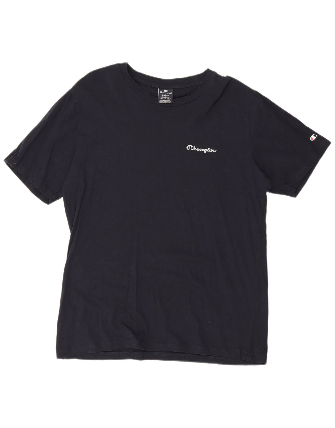 Champion Herre T-shirt Top Stor marineblå bomuld