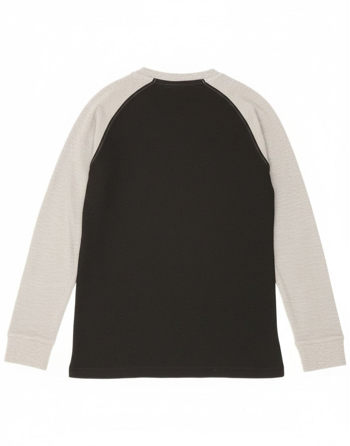 Levi's Boys Grafisk Top Langærmet 14-15 år XL Sort Colourblock Bomuld