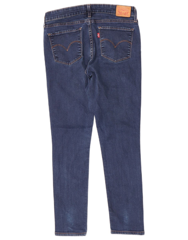 Levi's Dame 711 Skinny Jeans W27 L27 Blå Bomuld