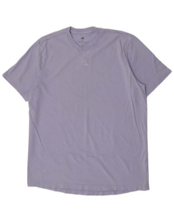 Adidas Herre T-Shirt Top Stor Lilla Bomuld