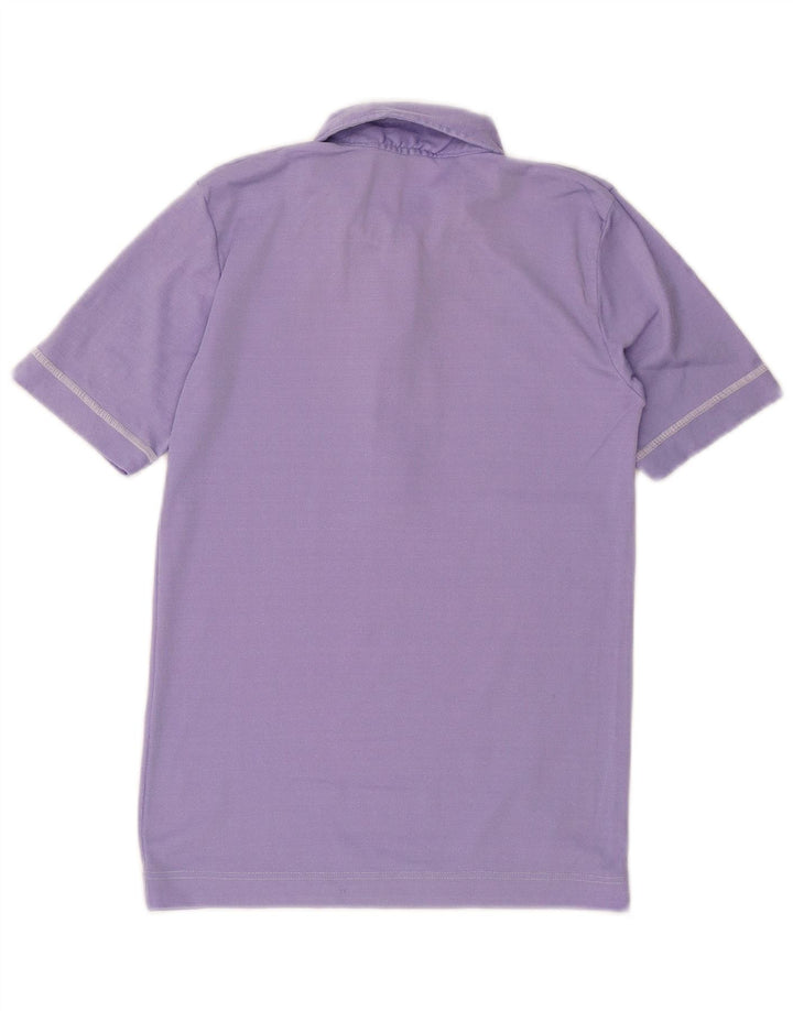 VINTAGE Womens Polo Shirt UK 10 Small Purple