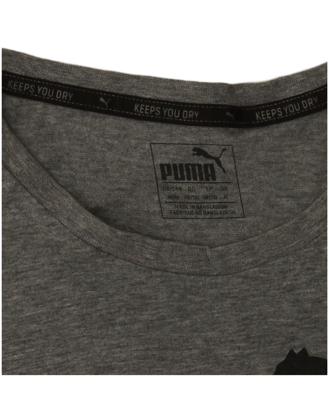 Puma Herre grafisk T-shirt Top mellemgrå