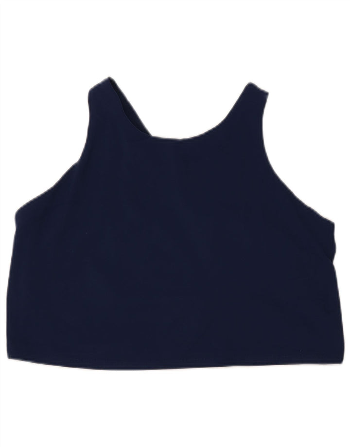 Athleta Dame Sport BH Top UK 20 2XL Navy Blue