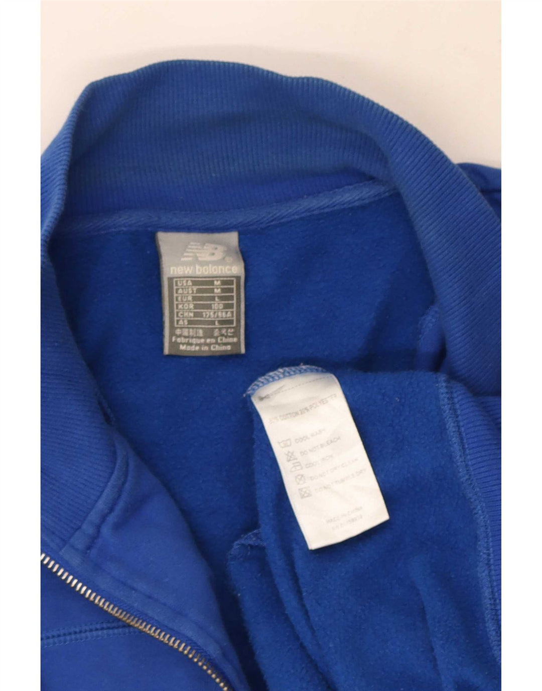 New Balance Herre træningsdragt Topjakke Medium Blue Bomuld