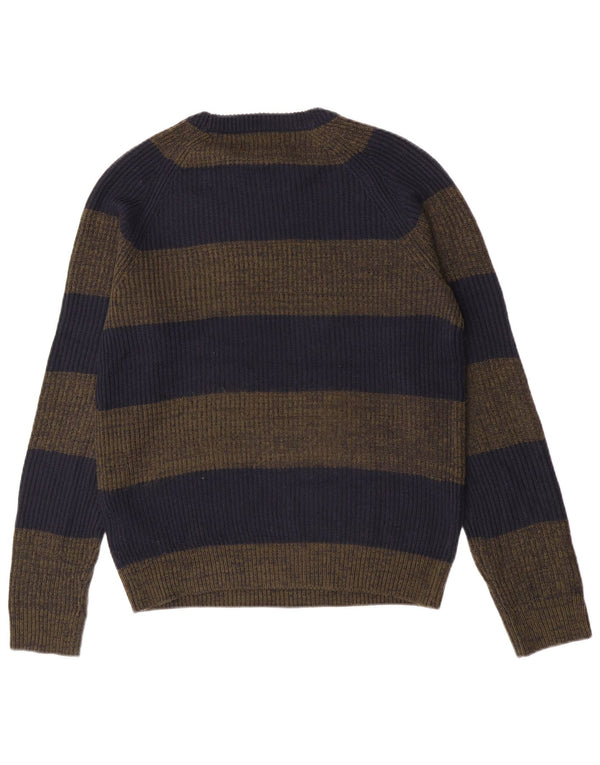 Jack & Jones herre rund hals sweater lille marineblå stribet akryl