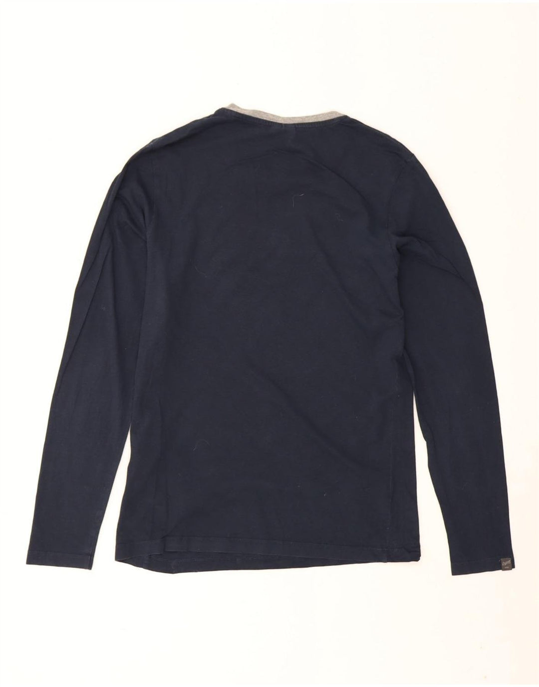 Jack & Jones Herre grafisk top Langærmet medium marineblå bomuld