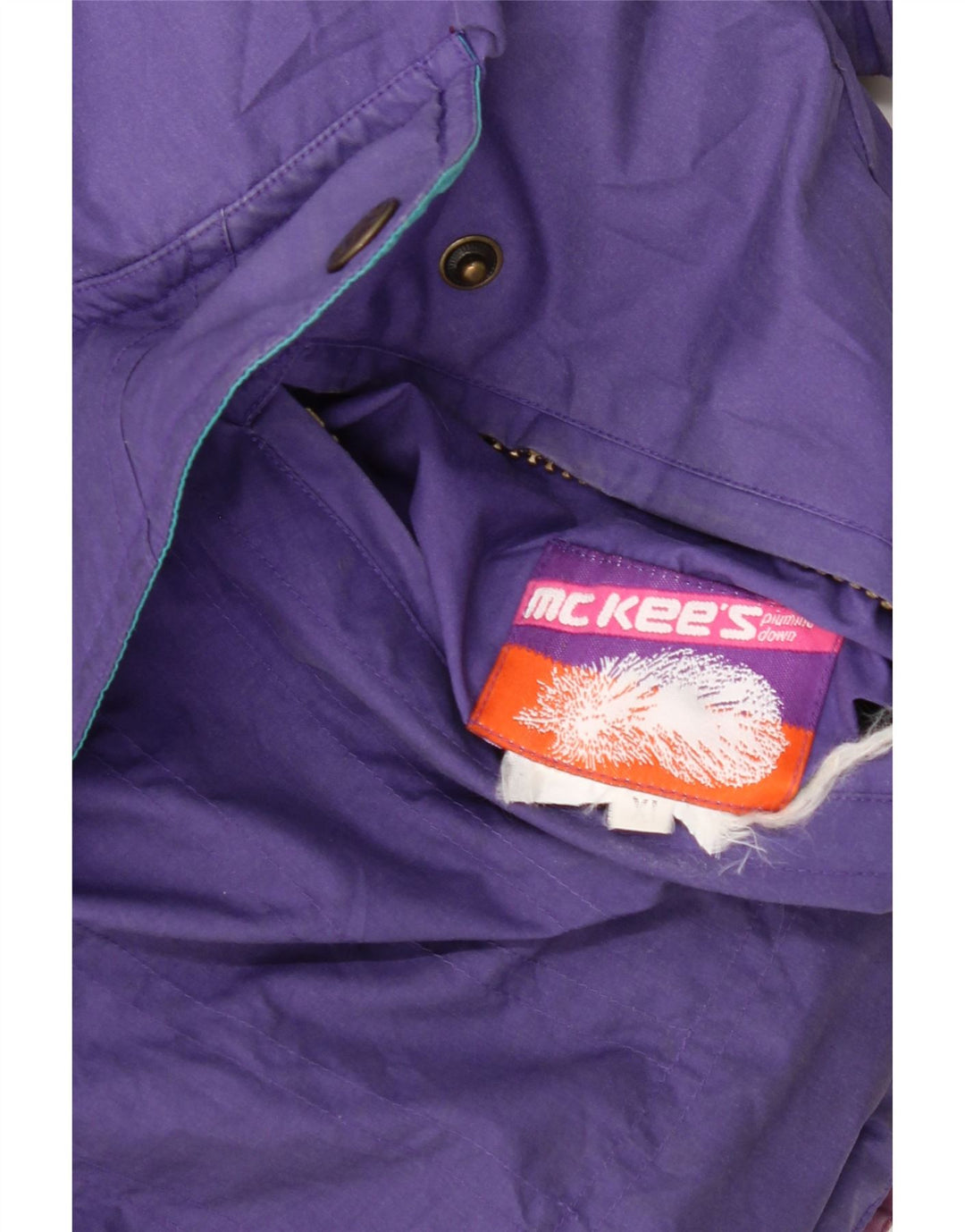 MC KEE'S Mens Reversible Padded Jacket UK 42 XL Purple Vintage MC Kee's and Second-Hand MC Kee's from Messina Hembry 