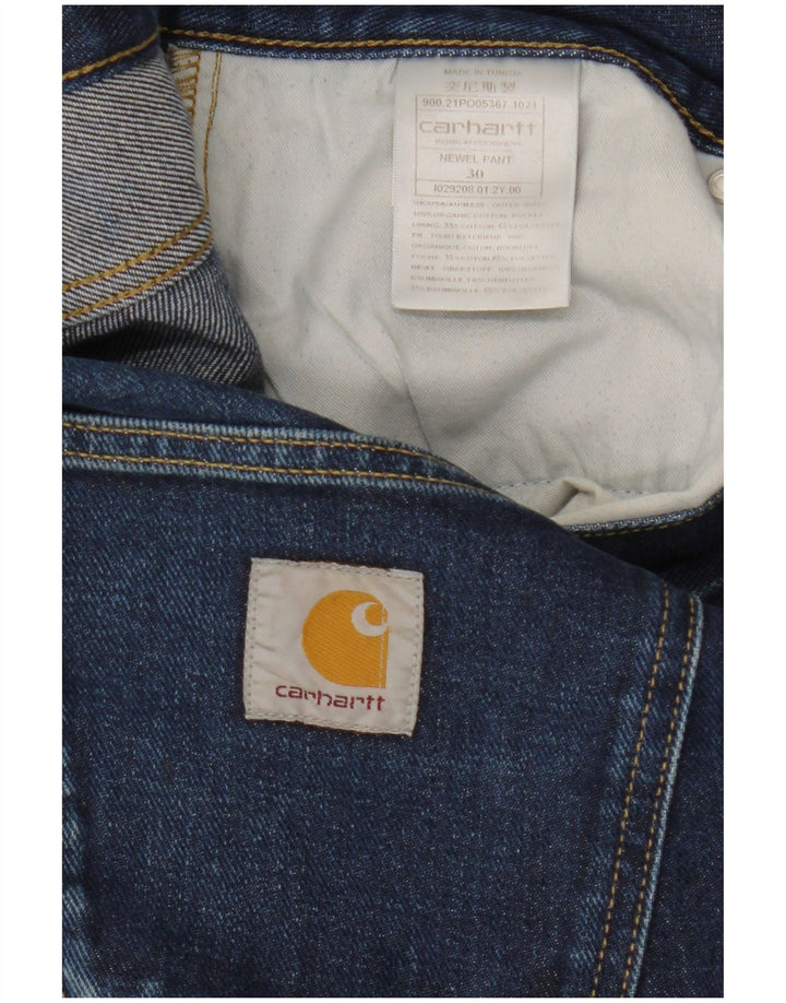 Carhartt Herre Slim Jeans W30 L29 Marineblå Bomuld