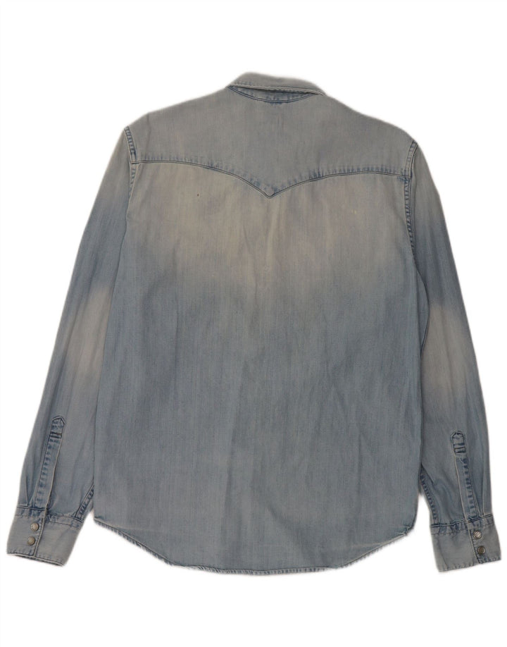 Levi's Denimskjorte til mænd, medium blå bomuld