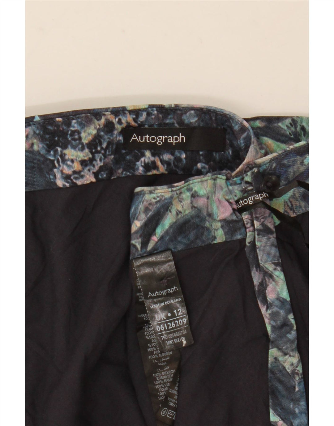 Marks & Spencer Pencil Nederdel til kvinder UK 12 Medium W30 Flerfarvet