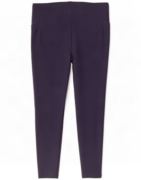 Marks & Spencer Dame Leggings UK 16 Large W32 L27 Navy Blue Viscose