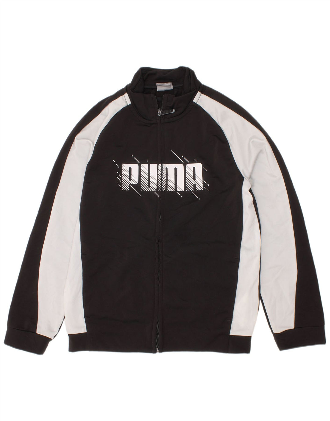 Puma Boys Grafisk træningsdragt Topjakke 7-8 år Sort Colourblock