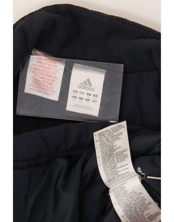 Adidas drenge grafisk vindjakke 13-14 år marineblå polyamid