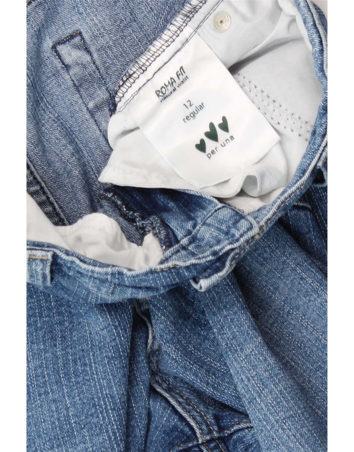 Marks & Spencer Dame Per Una Bootcut Jeans UK 12 Medium W30 L29 Blå