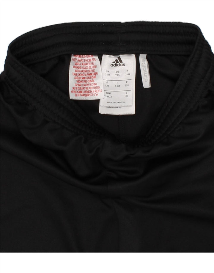 ADIDAS Boys Climalite Sport Shorts 7-8 Years Black Polyester Vintage Adidas and Second-Hand Adidas from Messina Hembry 
