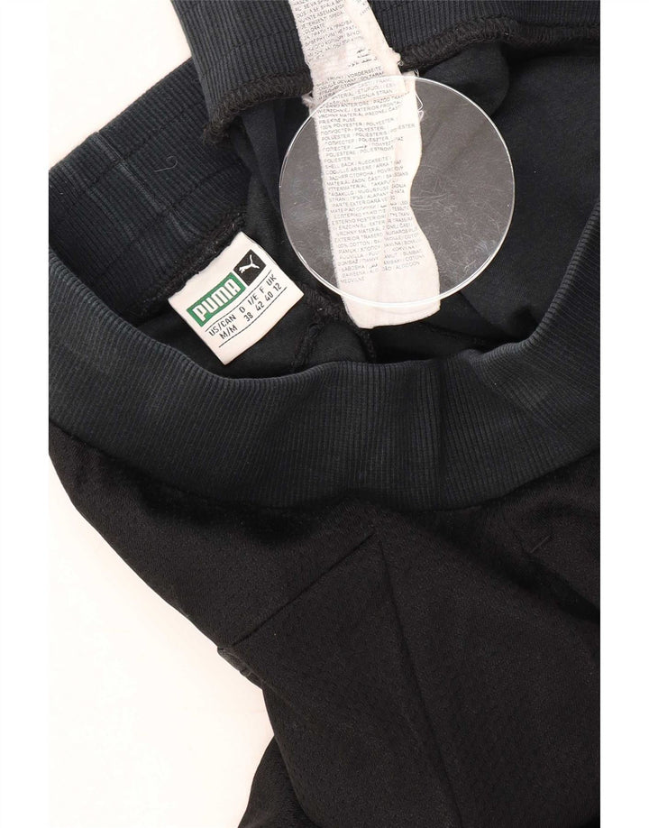 Puma Womens Crop træningsdragt Bukser UK 12 Medium Black Polyester